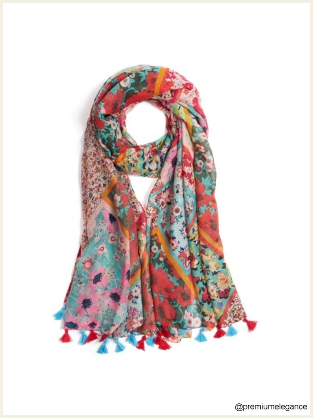 Lightweight Fashion Fringed Scarf Wrap Shawl